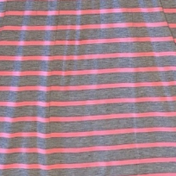 $10 add on. Mossimo Sundress, grey and coral striped. - Picture 4 of 5